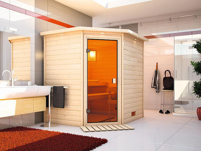 Karibu Massivholzsauna Mia 38 mm