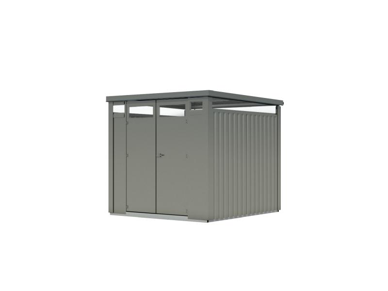 Karibu Metallgerätehaus Osten 2, graualuminium