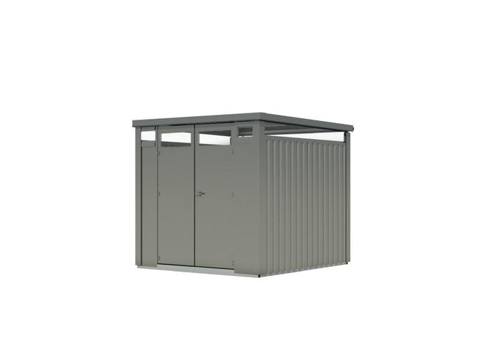 Karibu Metallgerätehaus Osten 2, graualuminium