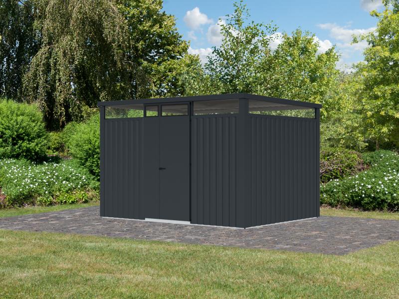 Karibu Metallgerätehaus Osten 3, anthrazit