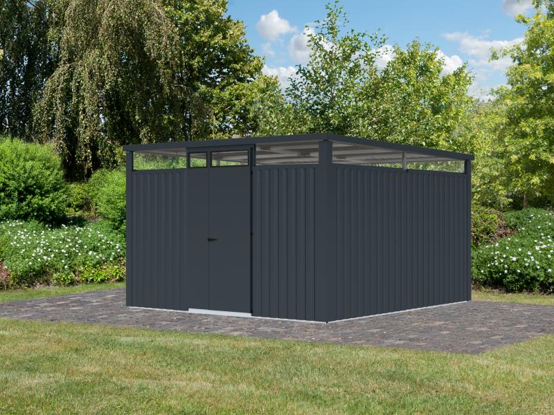 Karibu Metallgerätehaus Osten 3,5 anthrazit