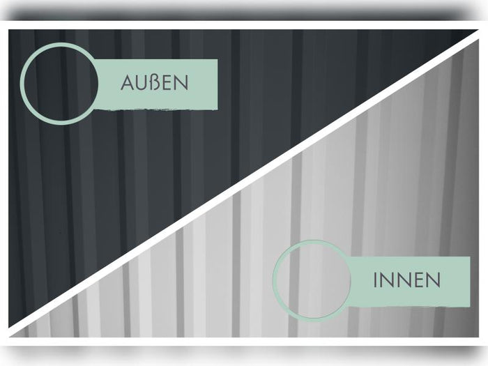Karibu Metallgerätehaus Osten 4, anthrazit
