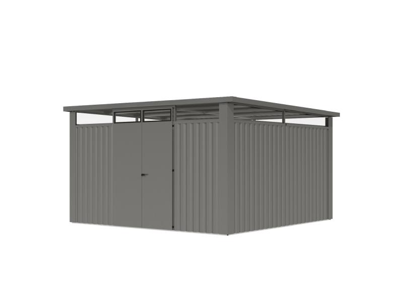 Karibu Metallgerätehaus Osten 4, graualuminium