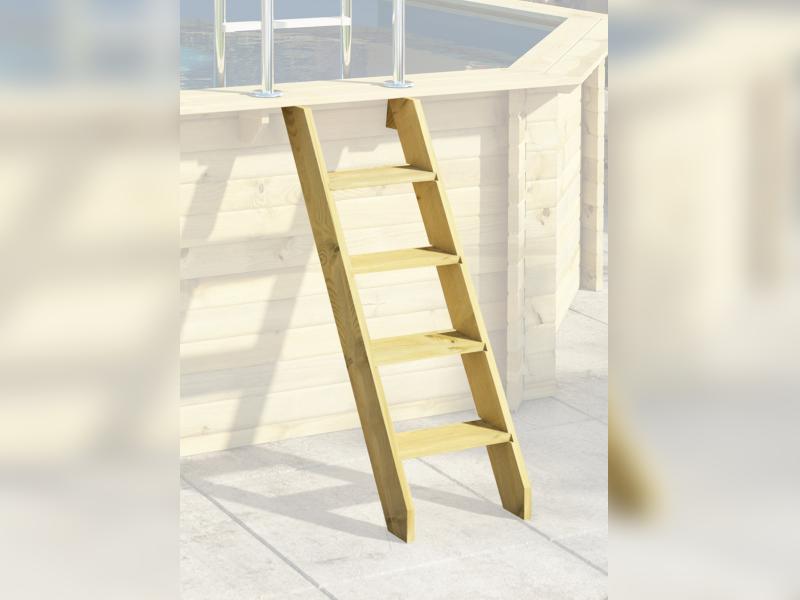 Karibu Pool Modell 1 Variante A im Set mit Filteranlage und Skimmer