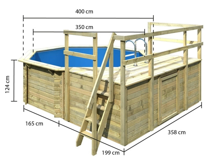 Karibu Pool Modell 1 Variante D