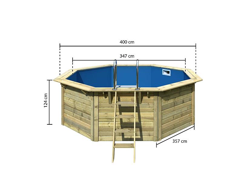 Karibu Pool Modell 1 X kdi - Folie Blau
