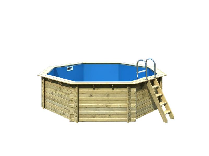 Karibu Pool Modell 2 Variante A im Set mit Filteranlage und Skimmer