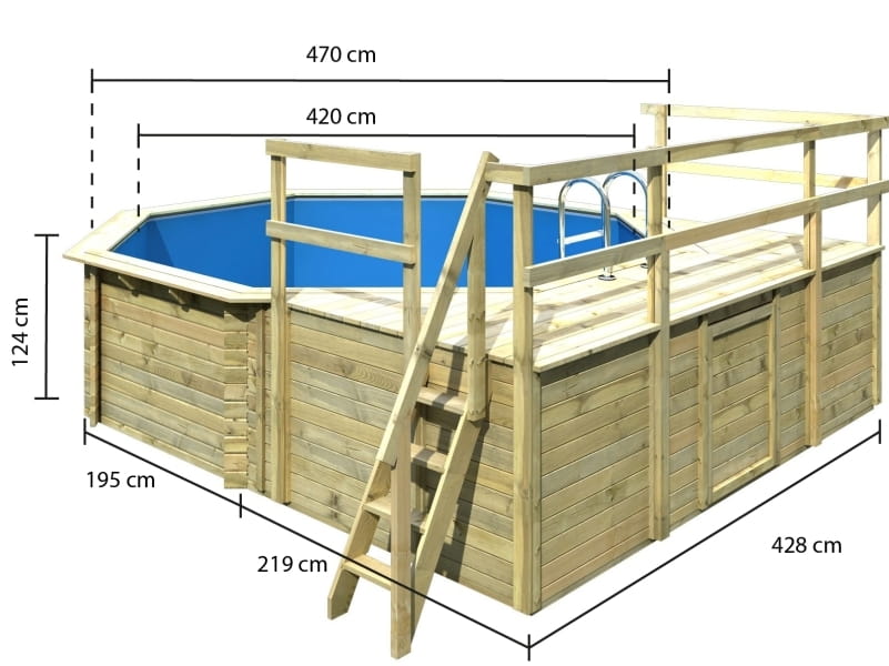 Karibu Pool Modell 2 Variante D