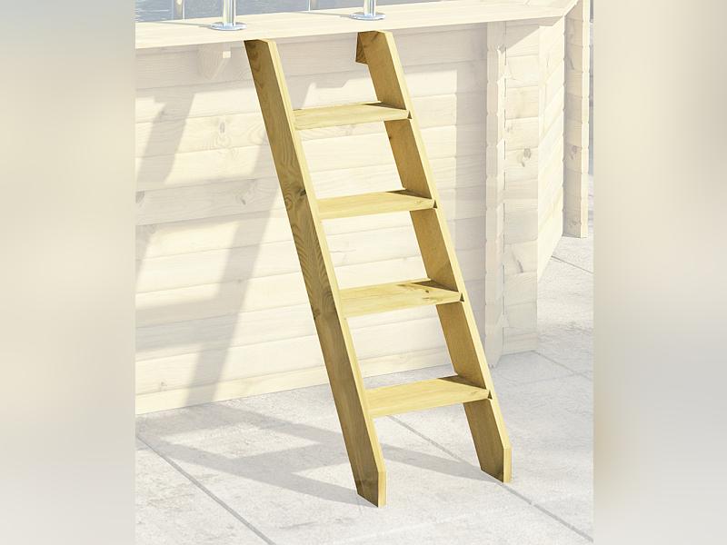 Karibu Pool Modell 4 X im Set mit Filteranlage groß und Skimmer, kdi - Folie Blau