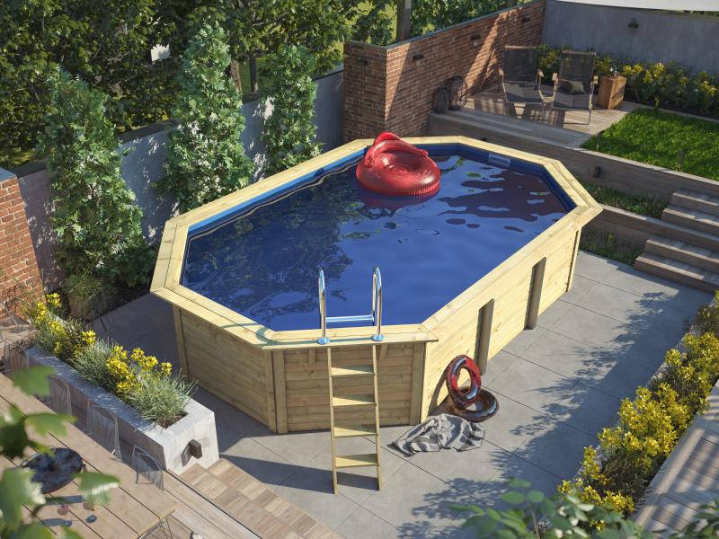 Karibu Pool Modell 4 X kdi - Folie Blau