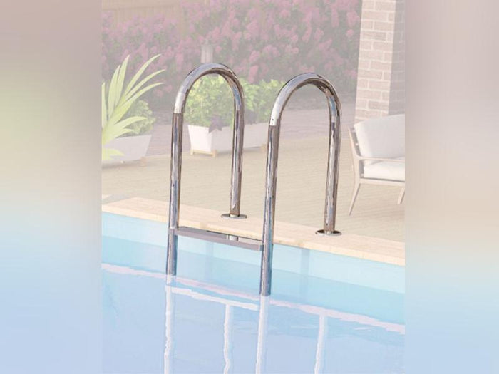 Karibu Rechteck Pool Größe 2 inkl. Terrasse 3,5 m