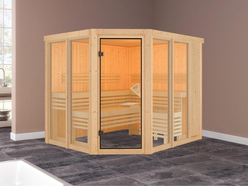 Karibu Sauna Ainur ohne Ofen 68 mm