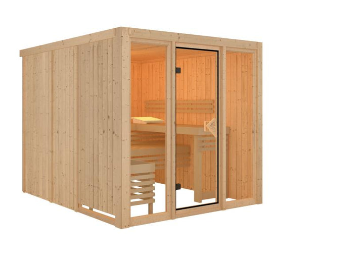 Karibu Sauna Askja Ohne Ofen 68 mm