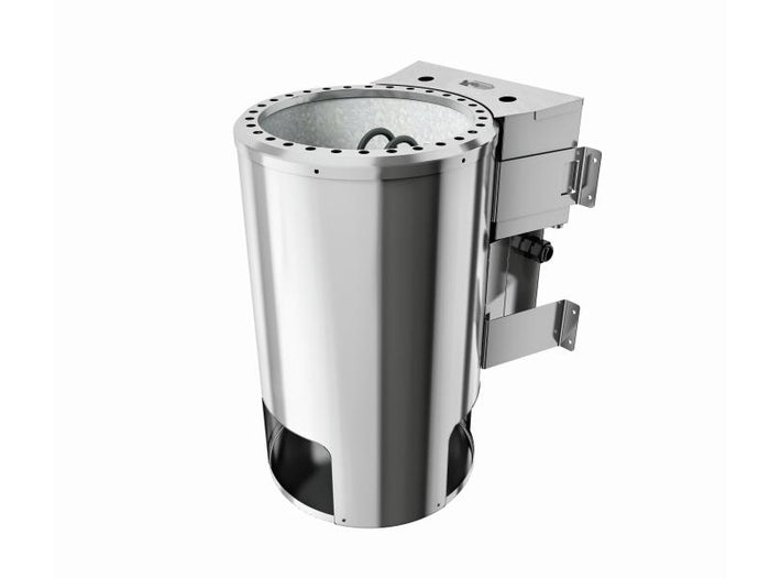 Karibu Sauna Avari 1 inkl. 3,6 kW Bioofen externe Steuerung - ohne Dachkranz