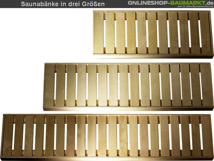 Karibu Sauna Bank Größe 2