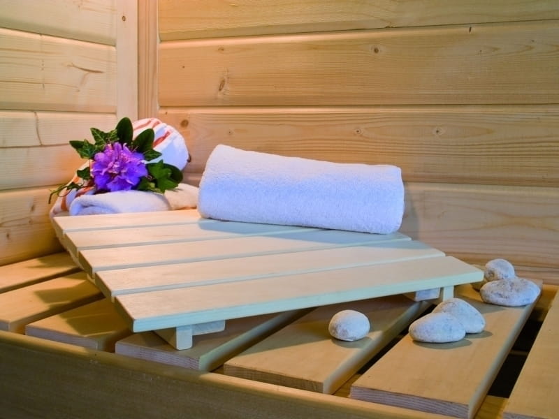 Karibu Sauna Bodo 68 mm inkl. 9 kW Bioofen ext. Steuerung