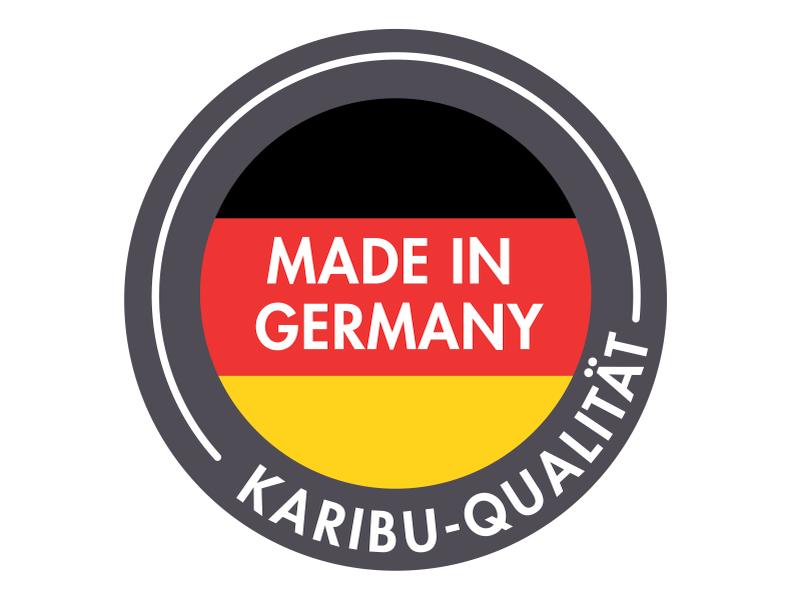 Karibu Sauna Irava 1 - inkl. 3,6 kW Ofen ext. Steuerung