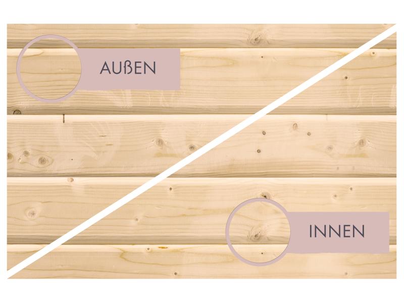 Karibu Sauna Irava 3 inkl. 3,6 kW Ofen ext. Steuerung