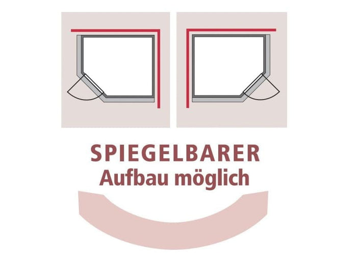 Karibu Sauna Siirin inkl. 9 kW Ofen integr. Steuerung mit klassischer Saunatür - mit Dachkranz -