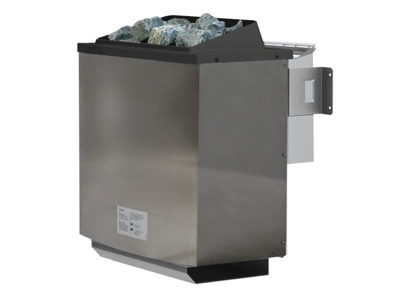 Karibu Saunahaus Bosse 1 mit Vorraum inkl. 9 kW Bioofen ext. Steuerung, mit klassischer Tür