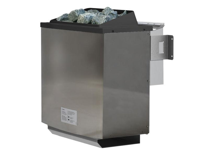 Karibu Saunahaus Bosse 1 mit Vorraum inkl. 9 kW Bioofen ext. Steuerung, mit klassischer Tür