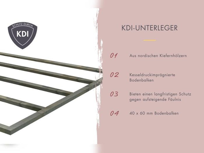 Karibu Saunahaus Catalina, natur -inkl. 9 kW Ofen ext. Steuerung- inkl. Vorraum, 73 mm