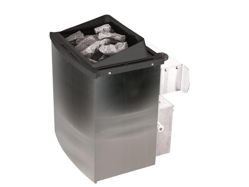 Karibu Saunahaus Hytti 2  38 mm - inkl. 9 kW Ofen integr. Steuerung - mit Energiespartür und Fußbode