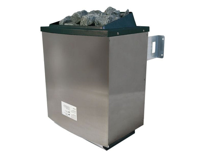 Karibu Saunahaus Mainburg 3 Set B naturbelassen- 9 kW Ofen ext. Strg