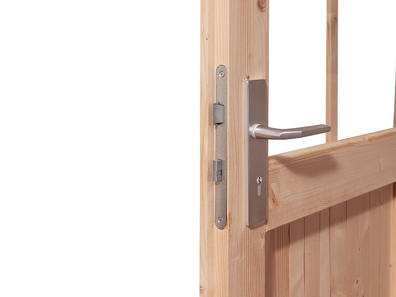 Karibu Saunahaus Mainburg 3 Set B ohne Ofen terragrau