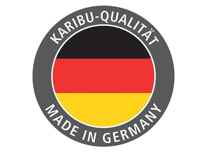 Karibu Saunahaus Mainburg 5 Set A naturbelassen- 9 kW Bioofen ext. Strg