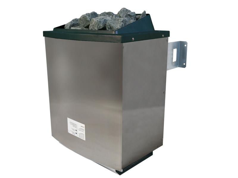 Karibu Saunahaus Skrollan 1 inkl. 9 kW Ofen ext. Steuerung- klassische Tür