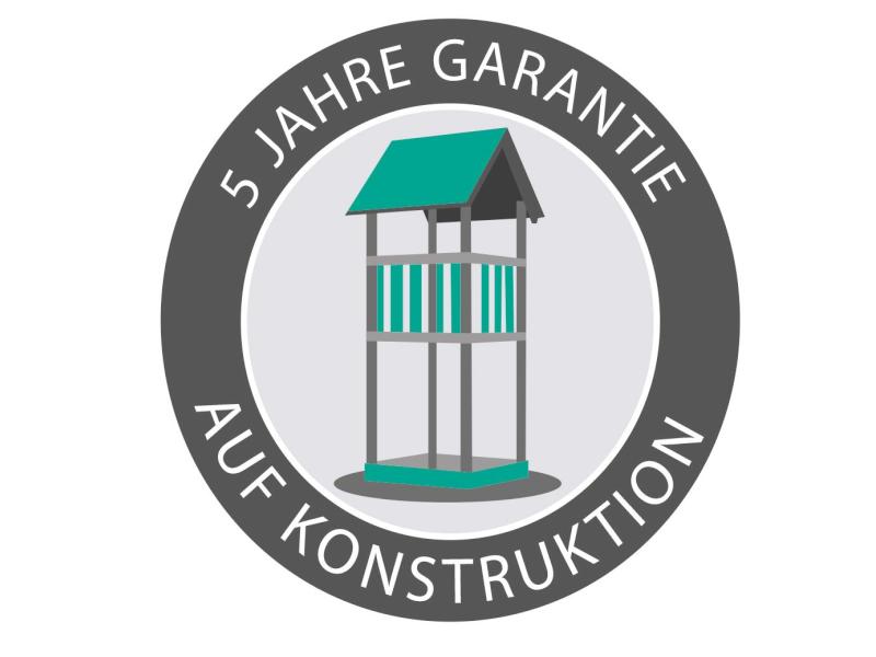 Karibu Spielturm Anna + Rutsche rot + Doppelschaukel