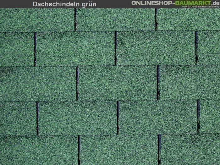 Lasita Dachschindeln Rechteck grün 7 Pakete