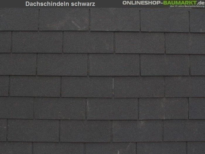 Lasita Dachschindeln Rechteck schwarz 7 Pakete
