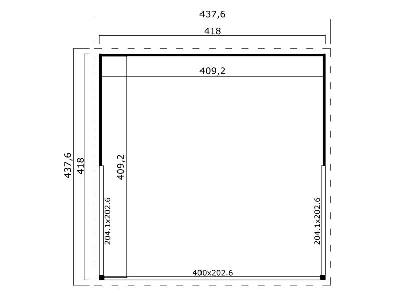 Lasita Maja Domeo 5 naturbelassen