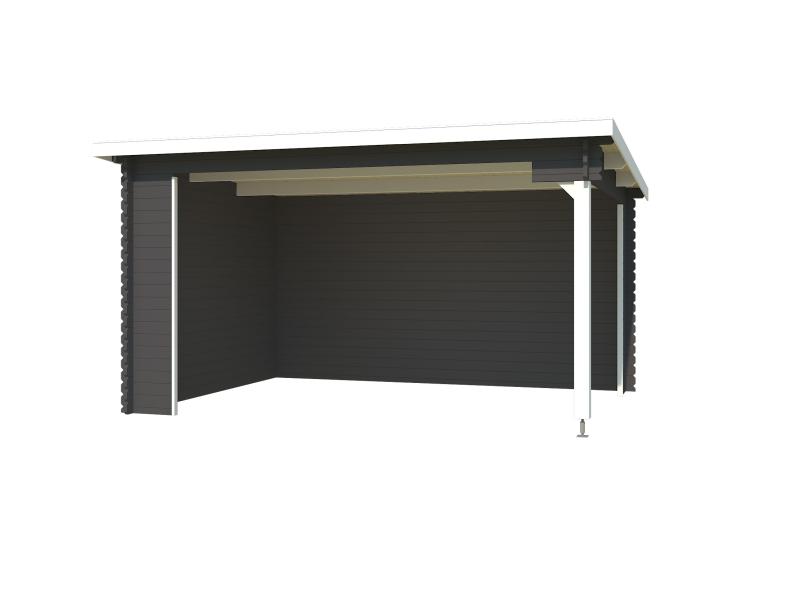 Lasita Unterstand / Lounge Columbus carbongrau 34 mm