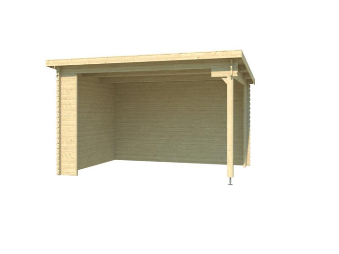 Lasita Unterstand / Lounge Columbus natur 34 mm