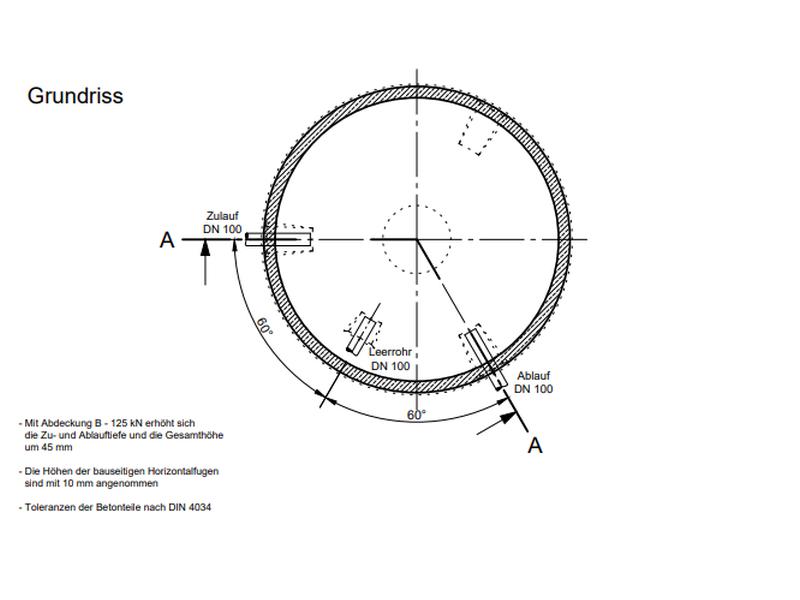 Mall Betonzisterne Family 15000 Liter, begehbar, ohne Filter