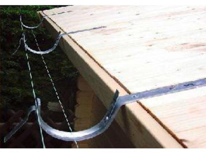 Montage Kunststoffdachrinne 322B + 3 x K4B anthrazit