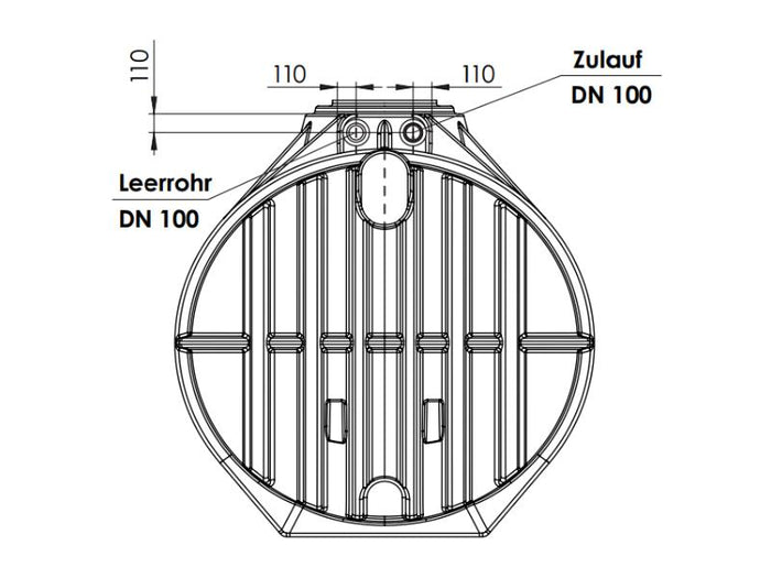Nautilus Atlantis Premium 12.500 Liter Retentionszisterne - Retentionsvolumen 5000 L