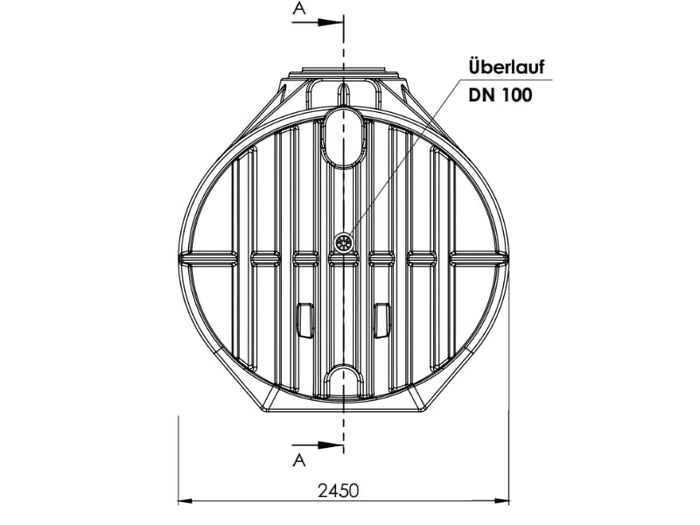 Nautilus Atlantis Premium 12.500 Liter Retentionszisterne - Retentionsvolumen 5000 L