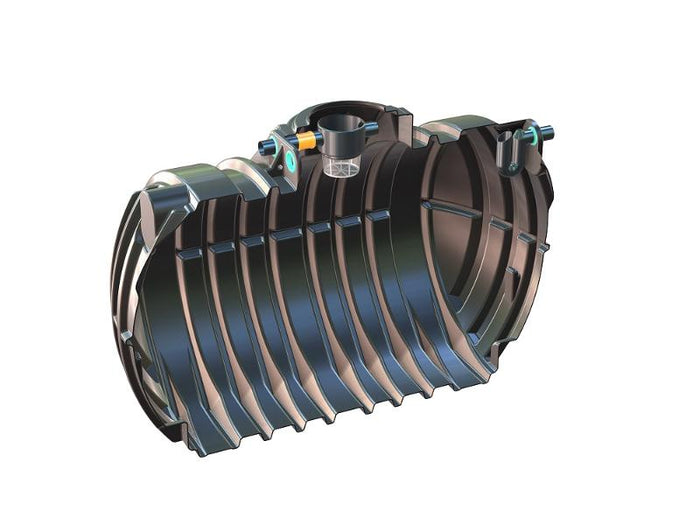 Nautilus Atlantis Premium-Zisterne 12.500 Liter mit vorinstalliertem Korbfilter & Siphon