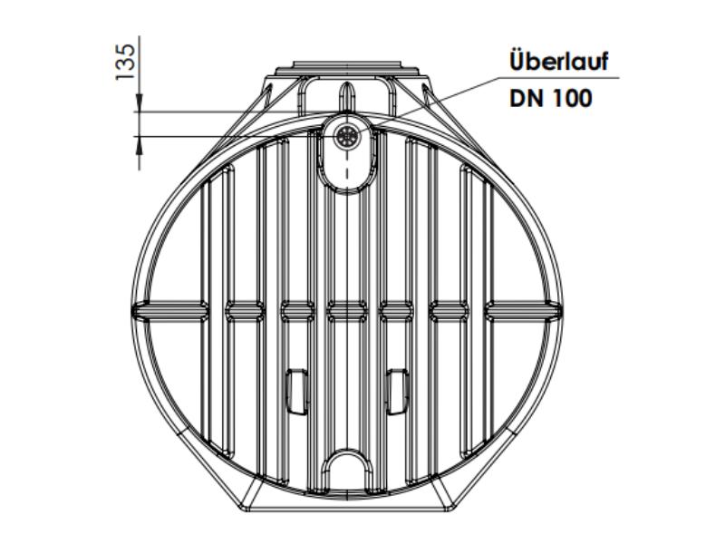 Nautilus Atlantis Premium-Zisterne 12.500 Liter mit vorinstalliertem Retentions- & Versickerungsfilt