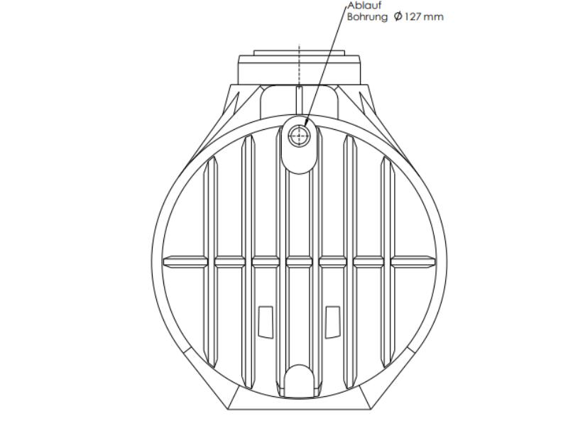 Nautilus Atlantis Premium-Zisterne 5.300 Liter mit 3 Lippendichtungen DN 100