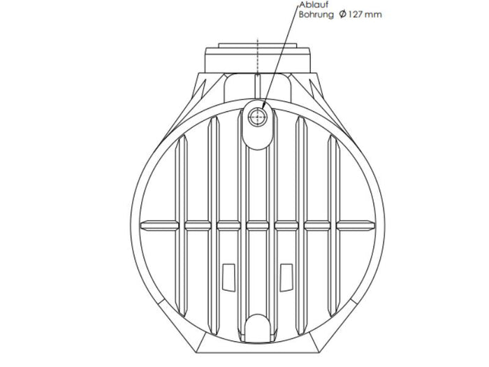 Nautilus Atlantis Premium-Zisterne 5.300 Liter mit 3 Lippendichtungen DN 100