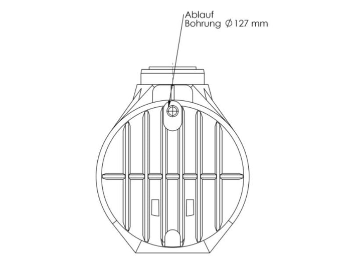 Nautilus Atlantis Premium-Zisterne 7.000 Liter mit 3 Lippendichtungen DN 100