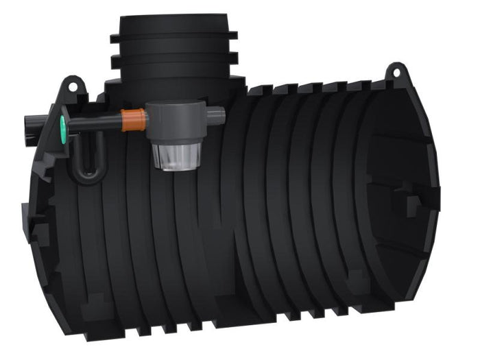 Nautilus Zisterne Eco-Line 3.300 Liter mit vorinstalliertem Korbfilter & Siphon