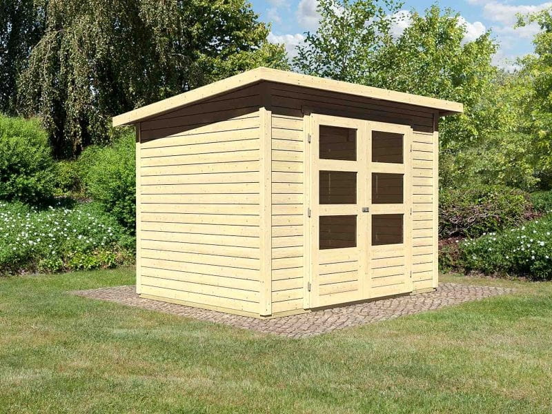 Osb smart choice Gartenhaus Stegen 3 natur inkl. Fußboden