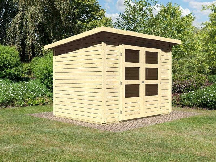 Osb smart choice Gartenhaus Stegen 3 natur inkl. Fußboden