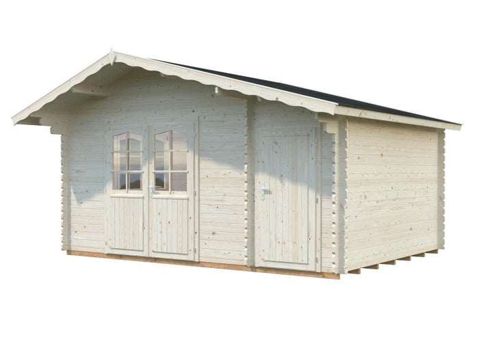 Palmako Blockbohlenhaus Emma 14,2 34 mm natur